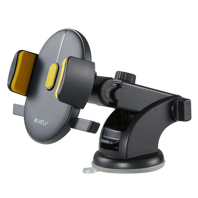 Car Phone Holder Long Rod Telescopic Car Dashboard Suction Cup Type - BuzzMart