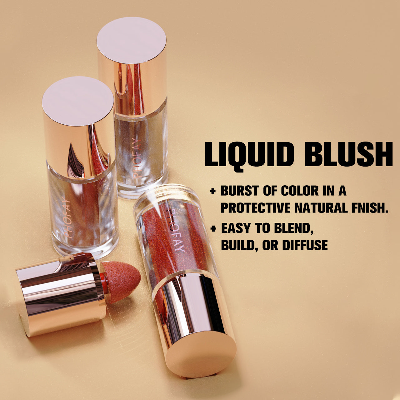 PHOFAY Mousse Liquid Blush - BuzzMart
