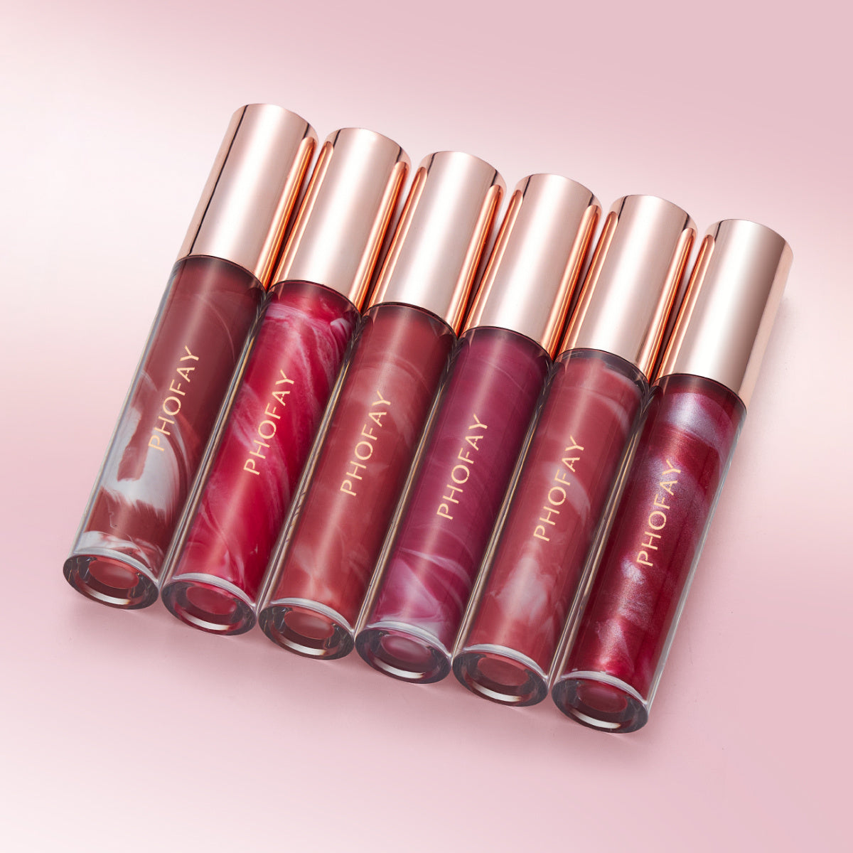 PHOFAY Rose Blooming Hydrating Lip Gloss - BuzzMart