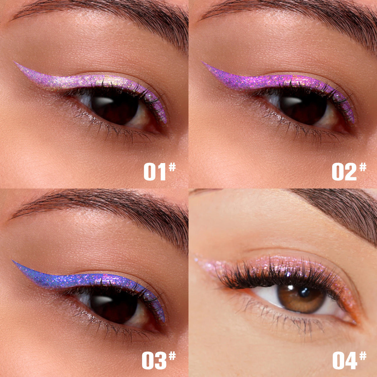 PHOFAY Liquid Glitter Eyeliner Set - BuzzMart
