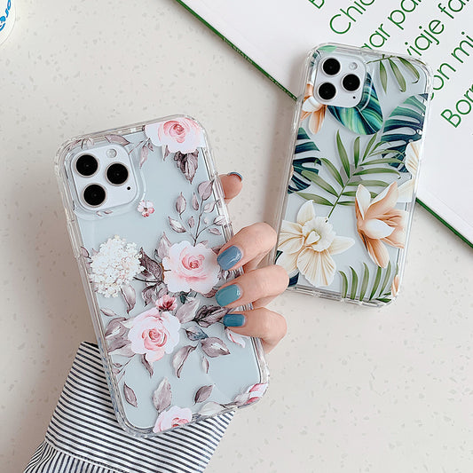 Banana Leaf Watercolor Flowers Are Suitable For Protecting Mobile Phone Cases - BuzzMart