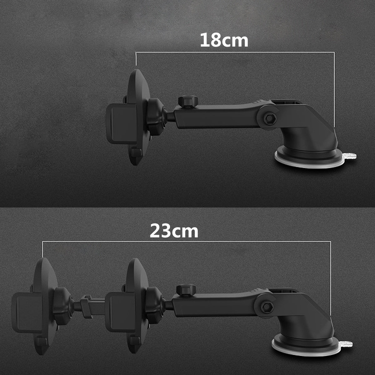 Car Phone Holder Long Rod Telescopic Car Dashboard Suction Cup Type - BuzzMart