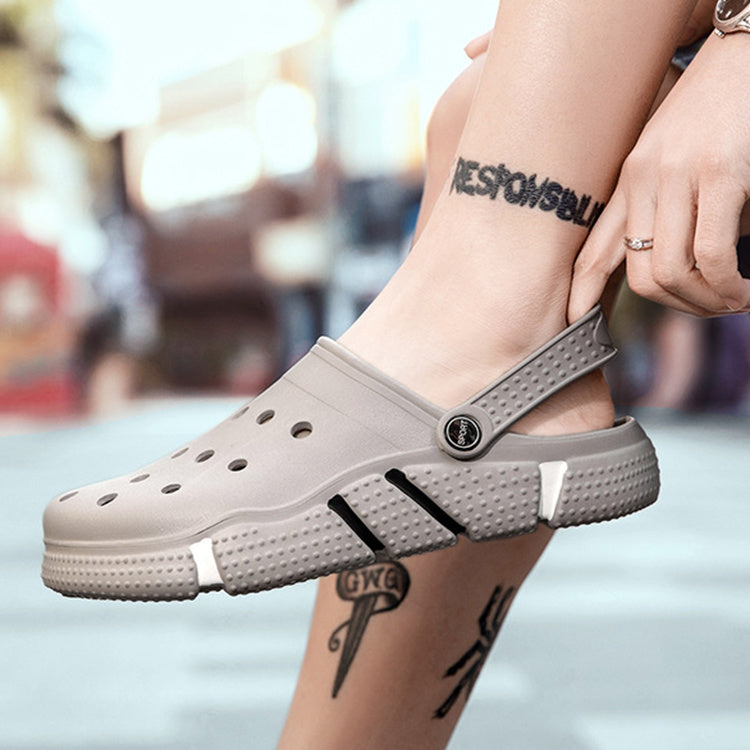 Men Sandals Summer Hole Shoes Beach Slippers - BuzzMart