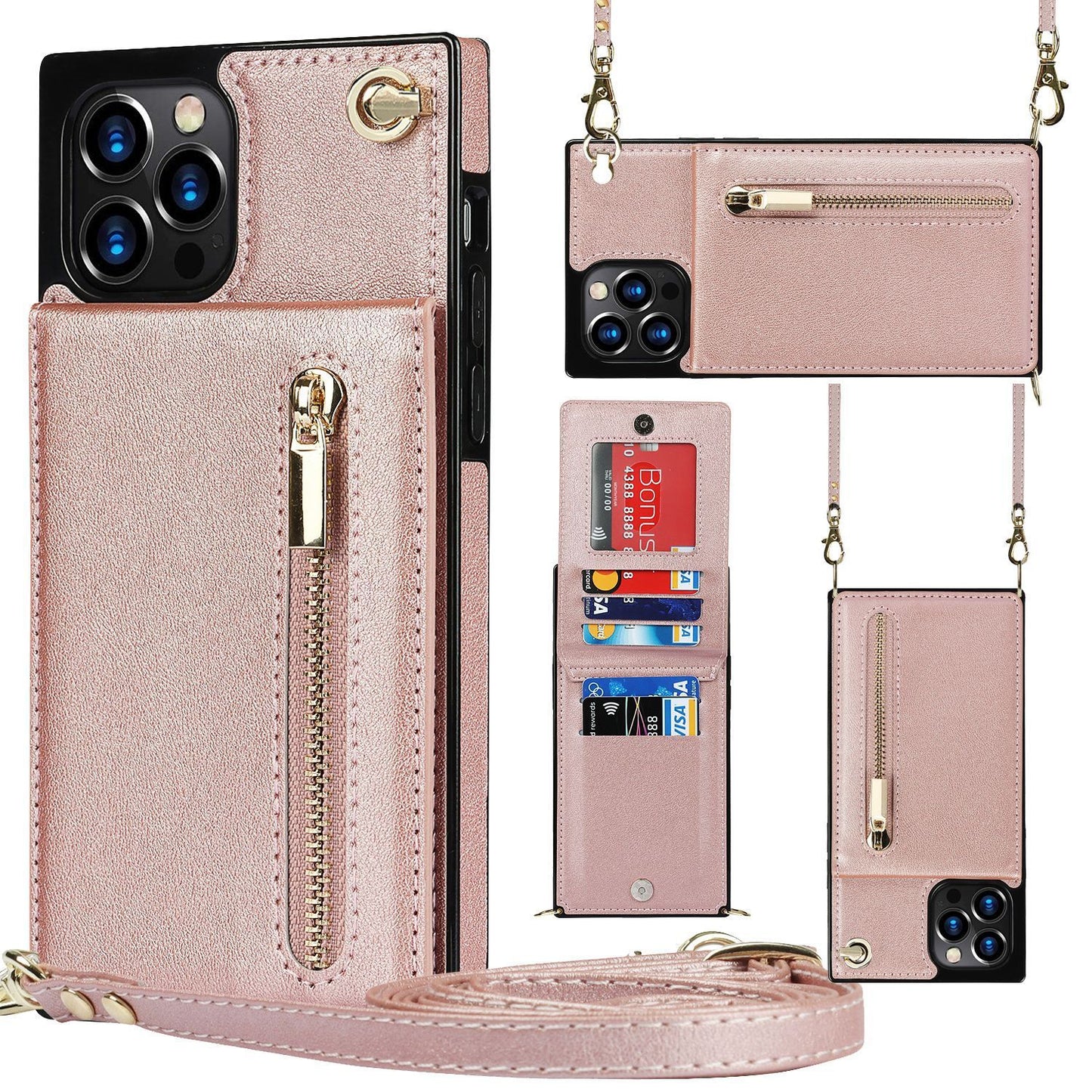 Zipper Phone Case Phone Case Crossbody - BuzzMart