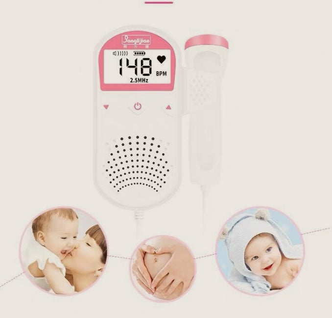 Fetal Heart Rate Monitor Home Pregnancy Baby Fetal Sound Heart Rate Detector - BuzzMart