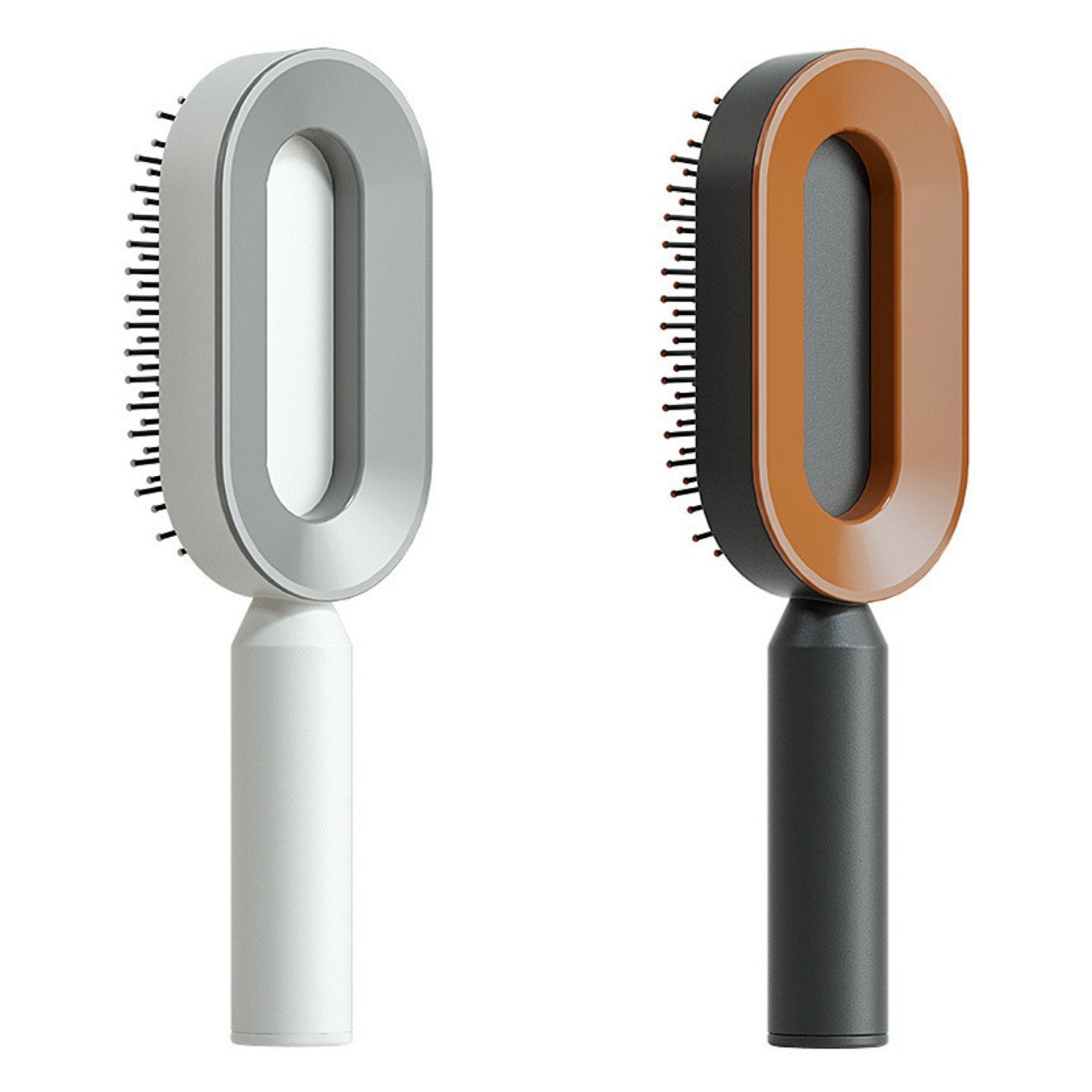 Self Cleaning Hair Brush For Women One-key Cleaning Hair Loss Airbag Massage Scalp Comb Anti-Static Hairbrush - BuzzMart