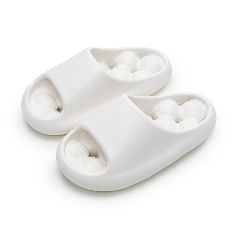 Ball Massage Sole Design Bathroom Slippers Women's House Shoes Indoor Non-Slip Floor Home Slippers Summer - BuzzMart