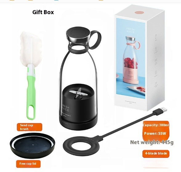 350ML Electric Juicer Blender Mixer USB Rechargeable Machine Household Portable Blender Maker Cup Kitchen Tool Kit - BuzzMart
