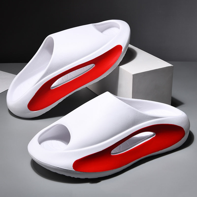 Ins Slippers Women Men Peep Toe Slipper Summer Hollow Unisex Sports Beach Shoes - BuzzMart