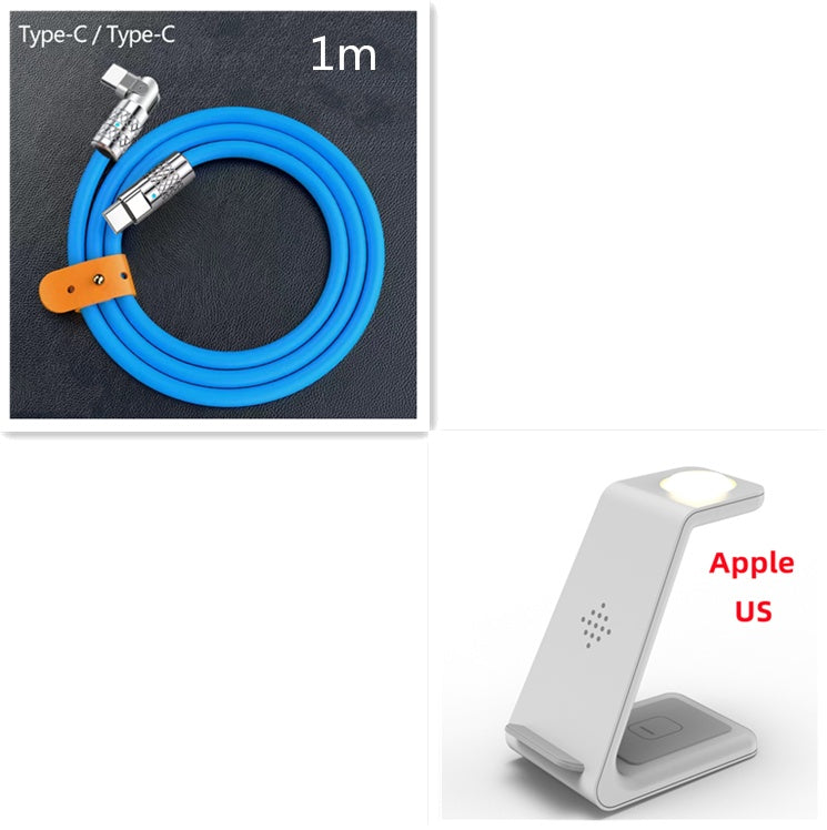 3 In 1 Fast Charging Station Wireless Charger Stand Wireless Quick Charge Dock For Phone Holder - BuzzMart