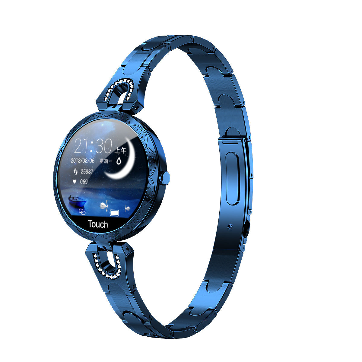 Fashion Women's Smart Watch Waterproof Wearable Device Heart Rate Monitor Sports Smartwatch for Women Ladies - BuzzMart
