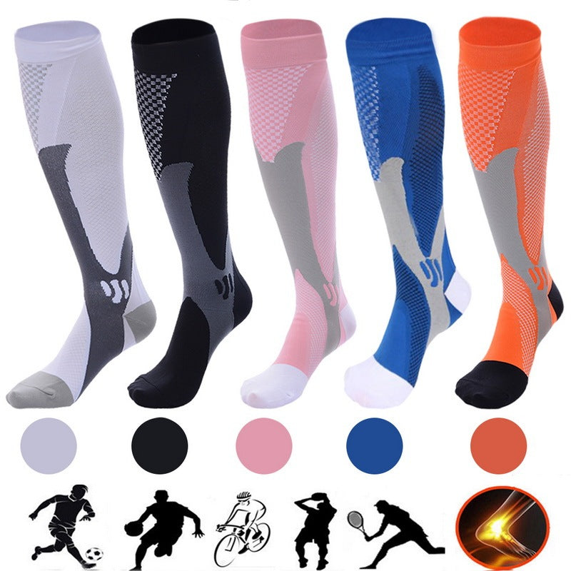 Compression Socks For Men&Women Best Graduated Athletic Fit For Running Flight Travel Boost Stamina Circulation&Recovery Socks - BuzzMart