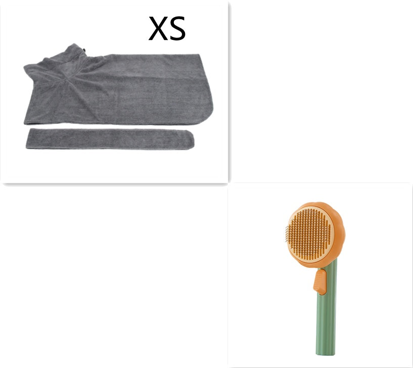 New Pet Cat Brush Hot Selling Hand-held Steel Wire Self-cleaning Comb Looper For Hair Removal - BuzzMart