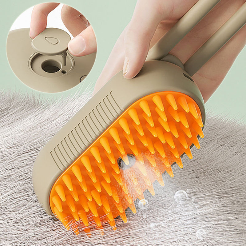Cat Steam Brush Steamy Dog Brush 3 In 1 Electric Spray Cat Hair Brushes For Massage Pet Grooming Comb Hair Removal Combs Pet Products - BuzzMart
