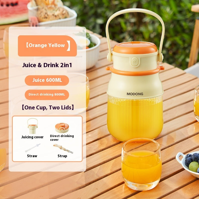Trendy Mini Ice-Crushing Blender – Portable Fruit Juicer Cup - BuzzMart