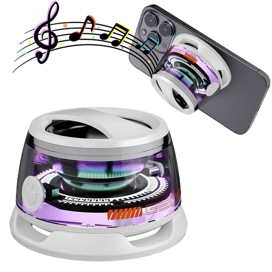 Portable Bluetooth Speaker G200 RGB Lighting Speaker BT5.3 Mini Sound Box 7 Hours Playback Magnetic Phone Holder - BuzzMart