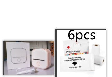 Portable Mini Thermal Label Printer Home Photo Printer Student Wrong Question Printer Bluetooth-compatible Mini Label Printer Price Tag - BuzzMart