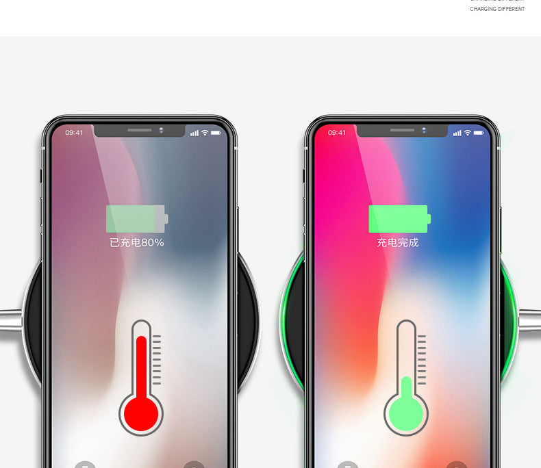 Wireless Charger For I-Phone Fast Wireless Charging Pad For Sam-sung High Speed - BuzzMart