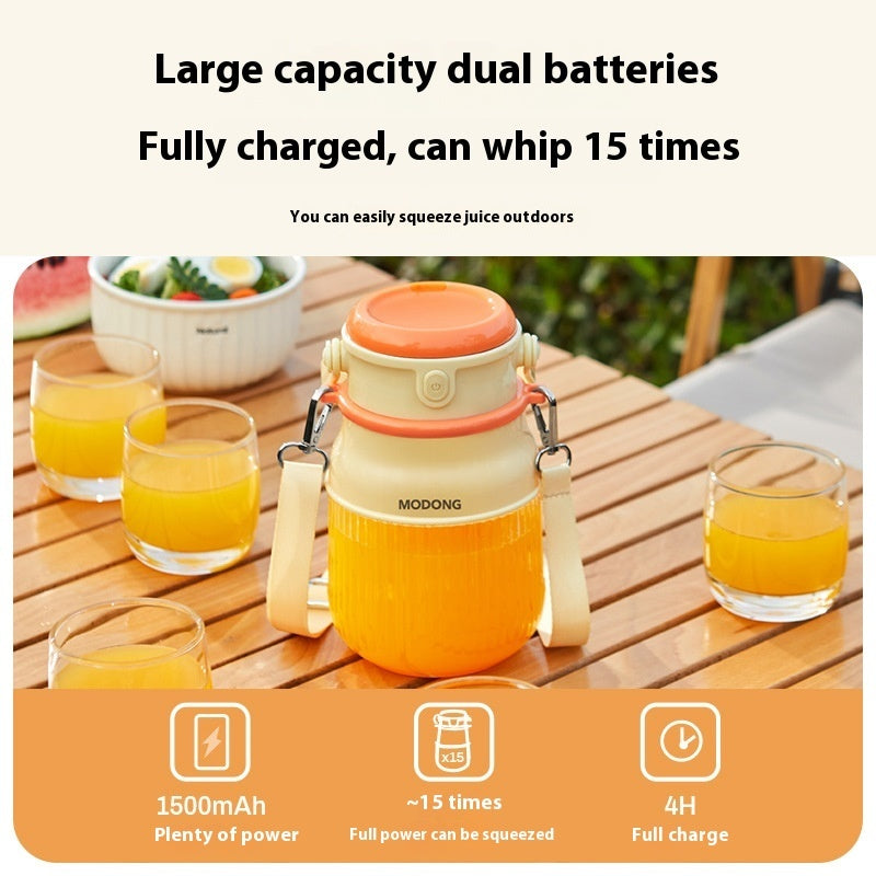 Trendy Mini Ice-Crushing Blender – Portable Fruit Juicer Cup - BuzzMart