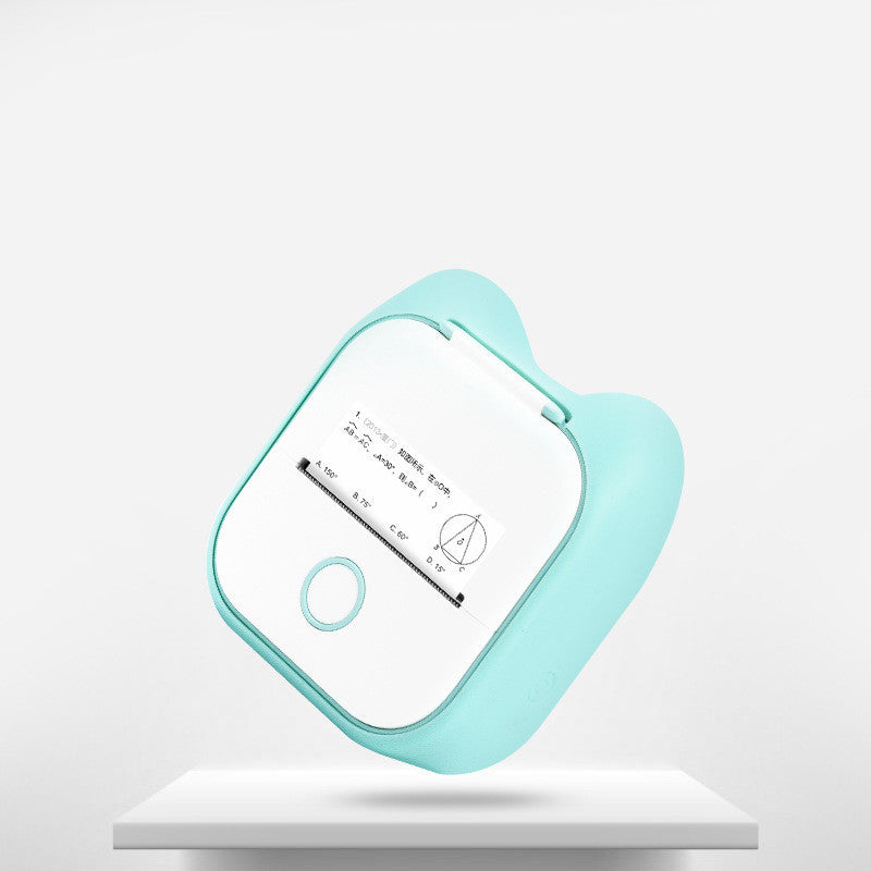 Portable Mini Thermal Label Printer Home Photo Printer Student Wrong Question Printer Bluetooth-compatible Mini Label Printer Price Tag - BuzzMart