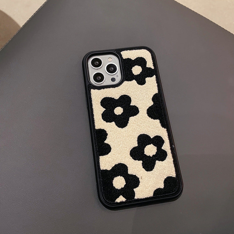 Plush Flowers Are Suitable For Ladies Autumn And Winter Mobile Phone Cases - BuzzMart
