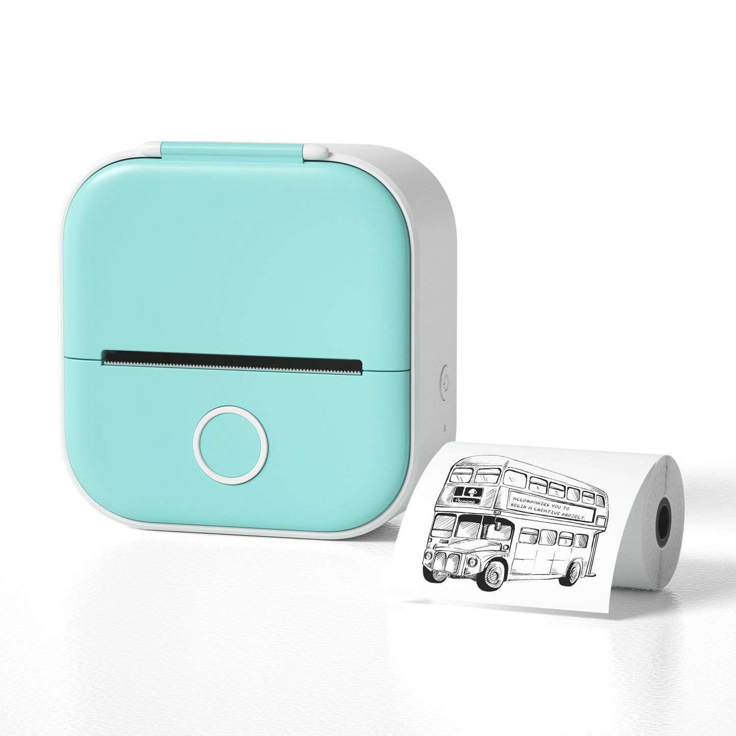 Portable Mini Thermal Label Printer Home Photo Printer Student Wrong Question Printer Bluetooth-compatible Mini Label Printer Price Tag - BuzzMart