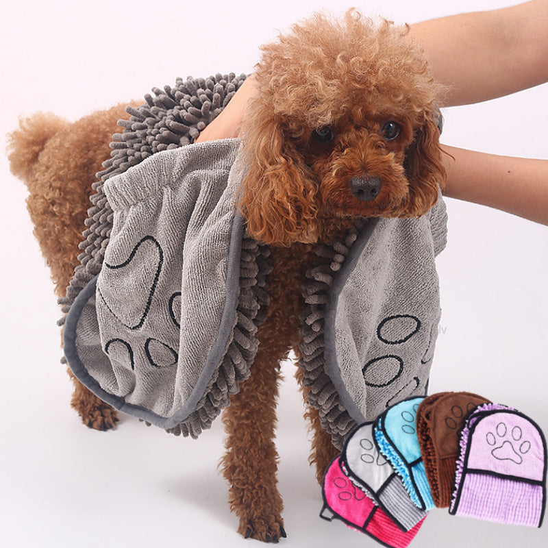 Dogs Cats Towels Super Absorbent Dog Bathrobe Microfiber Bath Towels Quick-Drying Cat Bath Towel For Pets Towel Dog Towels Pet Products - BuzzMart