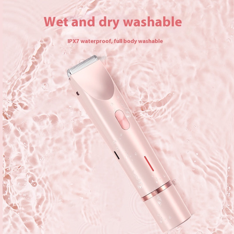 Gentle electric razor designed for sensitive underarm and bikini areas.