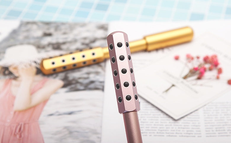 30 Germanium Beauty Stick Massage Beauty Stick Facial Roller Face Lift Bar Anti Wrinkle Facial Massager Skin Care Tool Derma Rolling Face Massage Roller Wand - BuzzMart