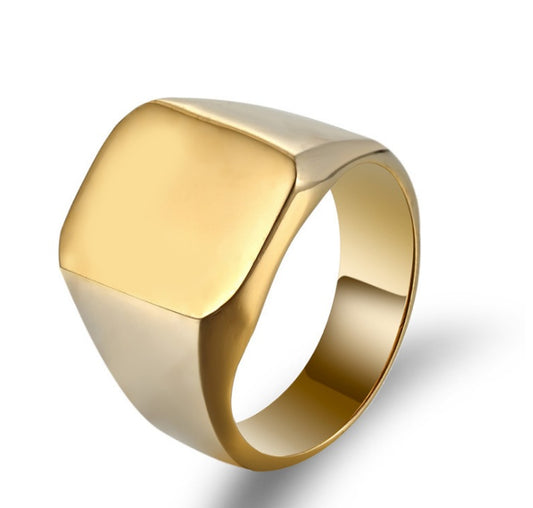Custom Burn Texture Ring – Bold Stainless Steel Men’s Gift - BuzzMart