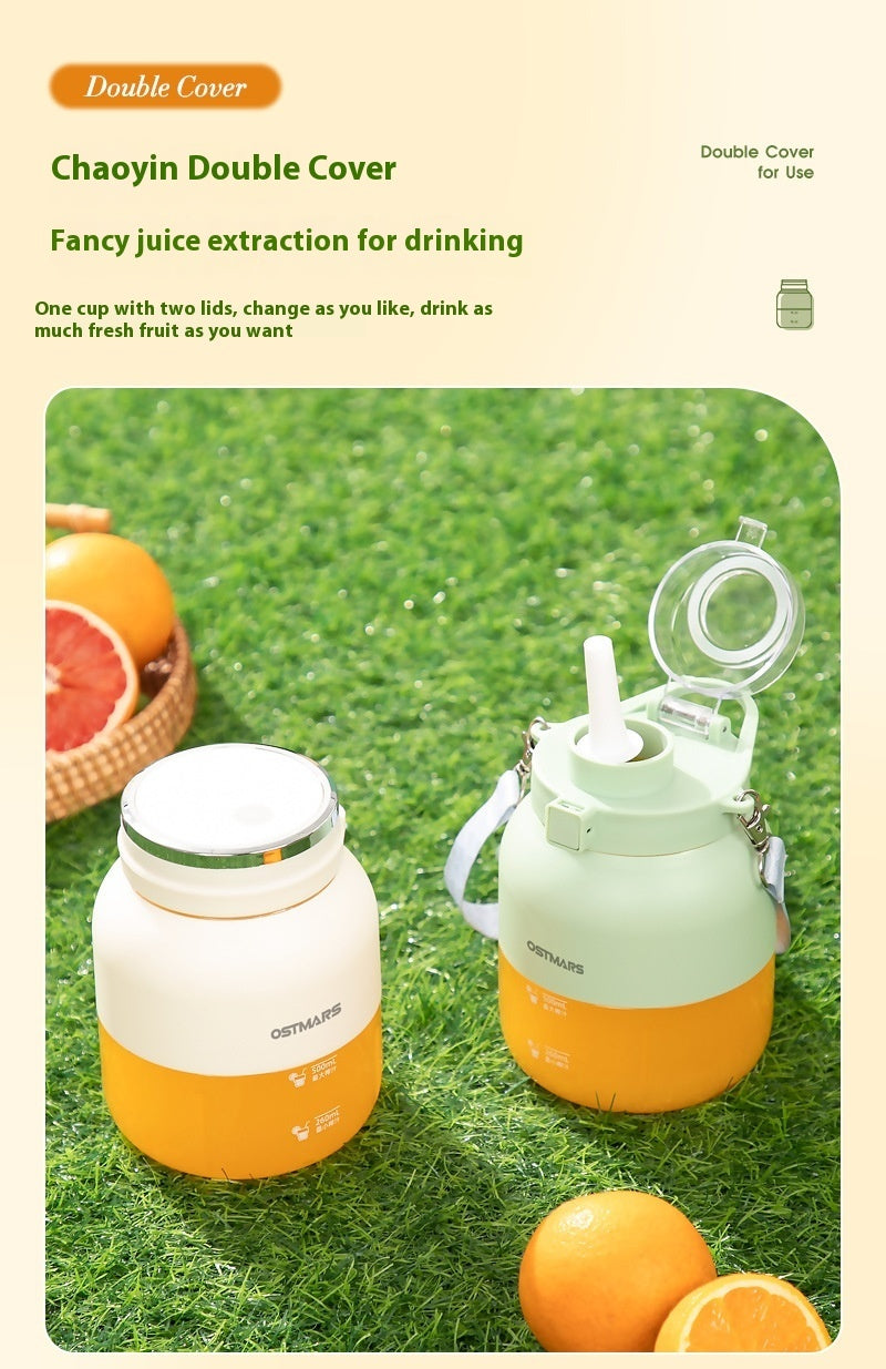 OSTMARS Mini Portable Juicer Cup – Cute Automatic Fruit Blender - BuzzMart