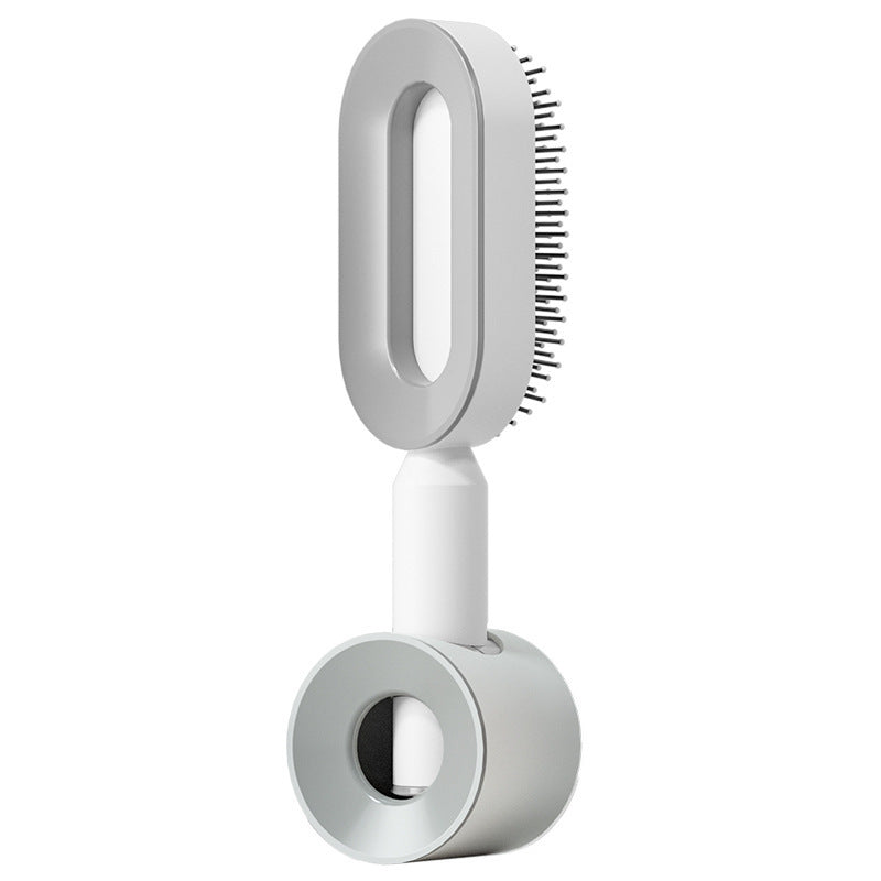 Self Cleaning Hair Brush For Women One-key Cleaning Hair Loss Airbag Massage Scalp Comb Anti-Static Hairbrush - BuzzMart
