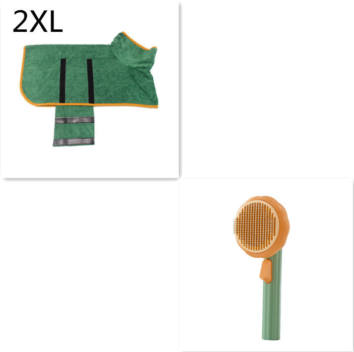 New Pet Cat Brush Hot Selling Hand-held Steel Wire Self-cleaning Comb Looper For Hair Removal - BuzzMart