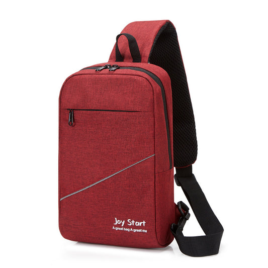 Leisure Travel Shoulder Bag in Black, showcasing its sleek design and compact size.