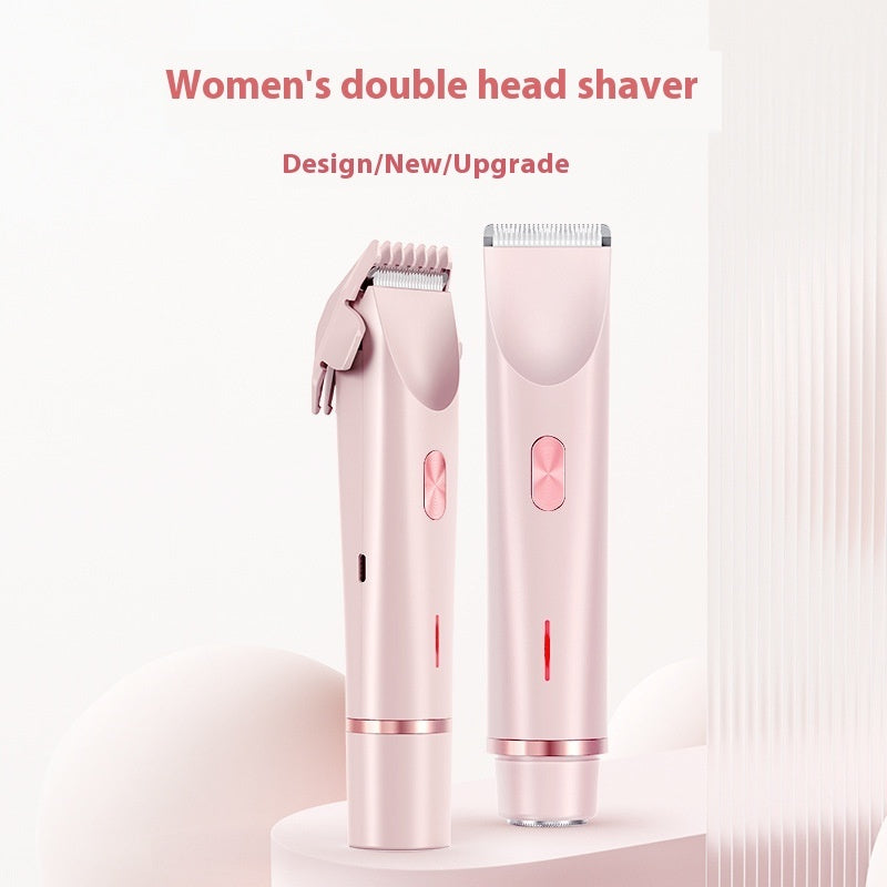 Waterproof bikini trimmer and shaver for wet or dry use.