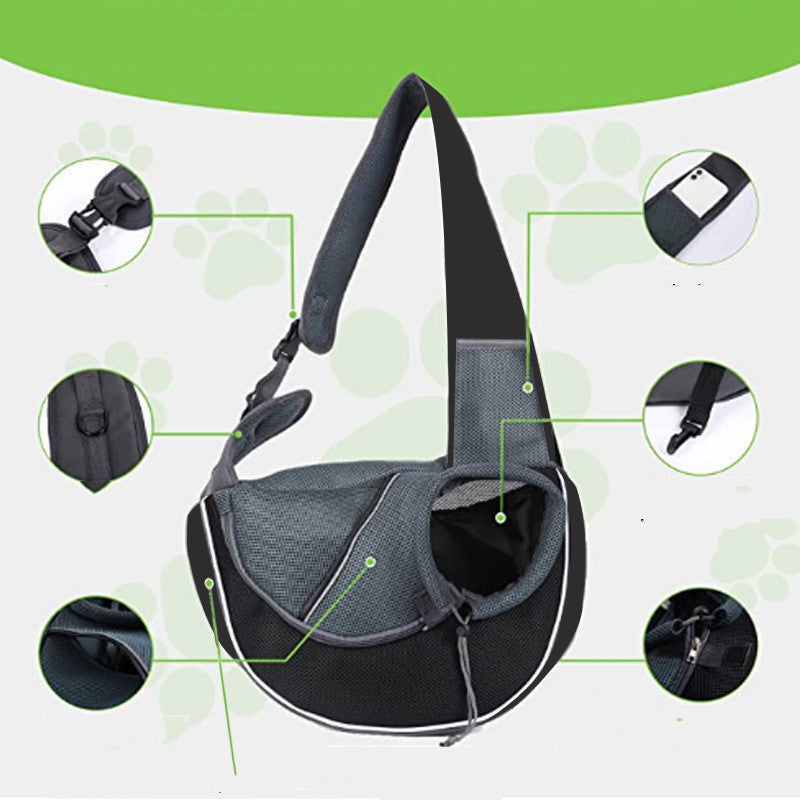 Carrying Pets Bag Women Outdoor Portable Crossbody Bag For Dogs Cats Pet Products - BuzzMart