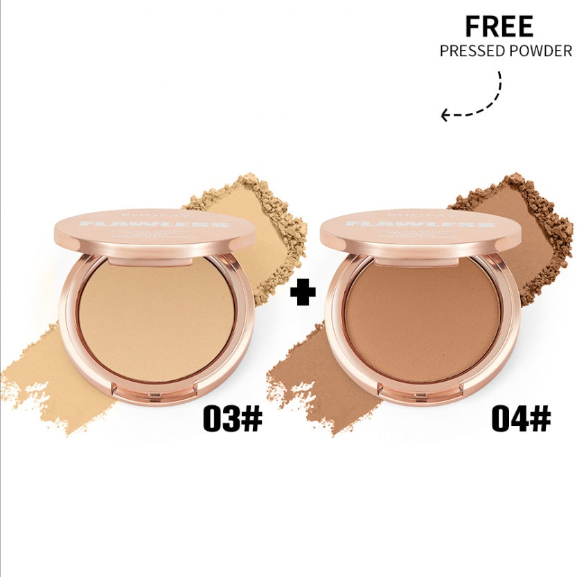 PHOFAY Matte Setting Pressed Powder - BuzzMart