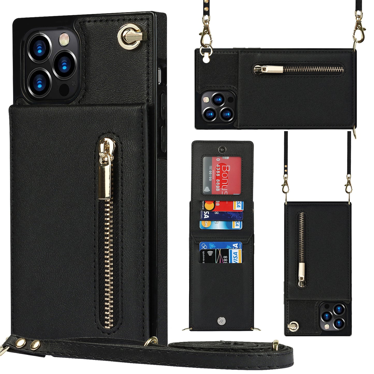 Zipper Phone Case Phone Case Crossbody - BuzzMart