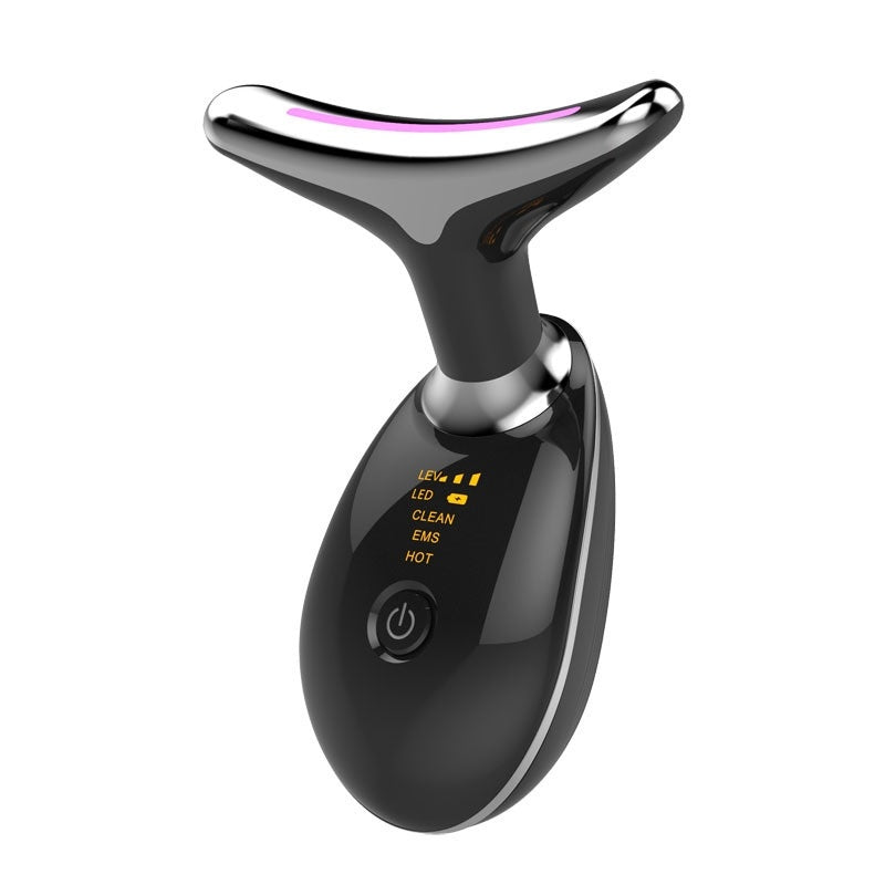 EMS Thermal Neck Lifting And Tighten Massager Electric Microcurrent Wrinkle Remover - BuzzMart