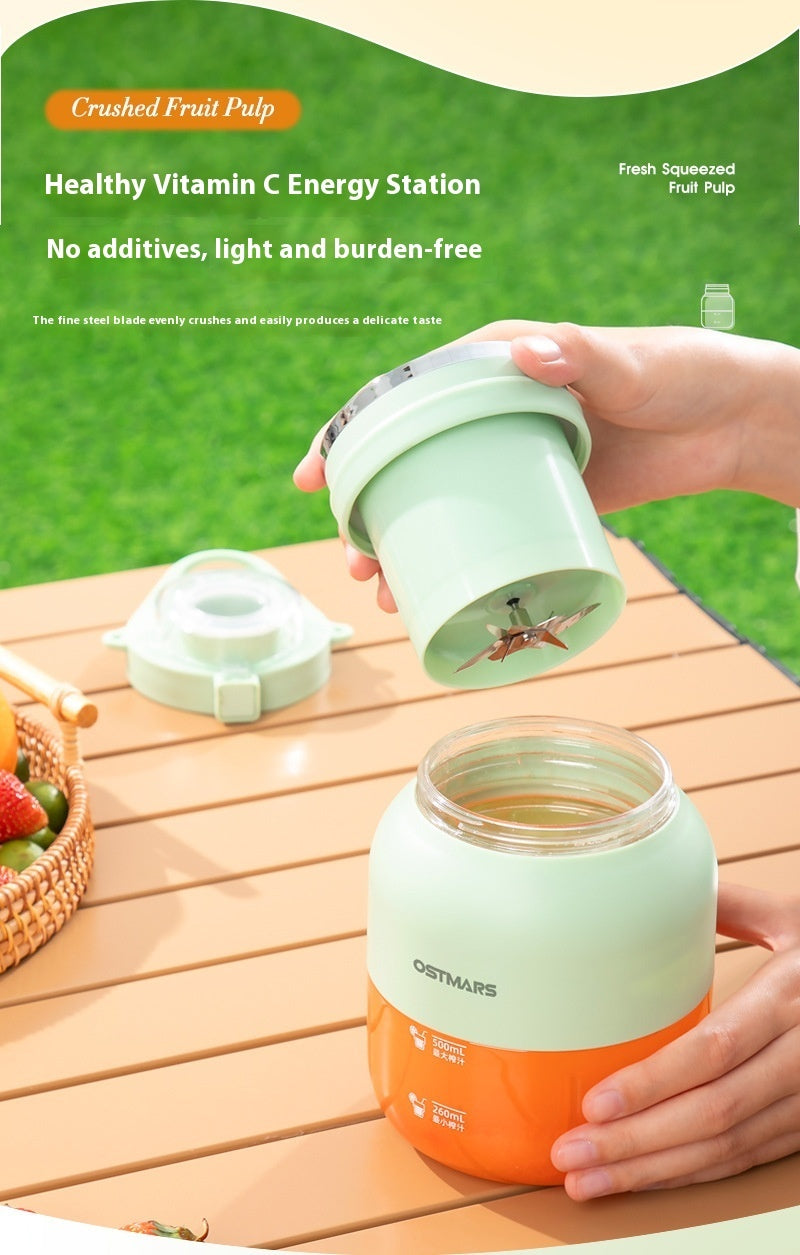 OSTMARS Mini Portable Juicer Cup – Cute Automatic Fruit Blender - BuzzMart