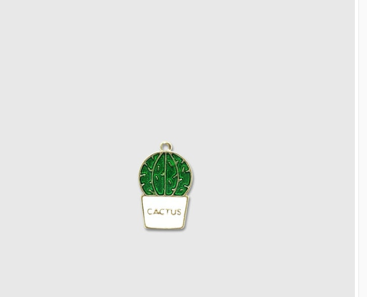 Cute Cactus Pendant Necklace – Hip Hop Men’s Jewelry - BuzzMart