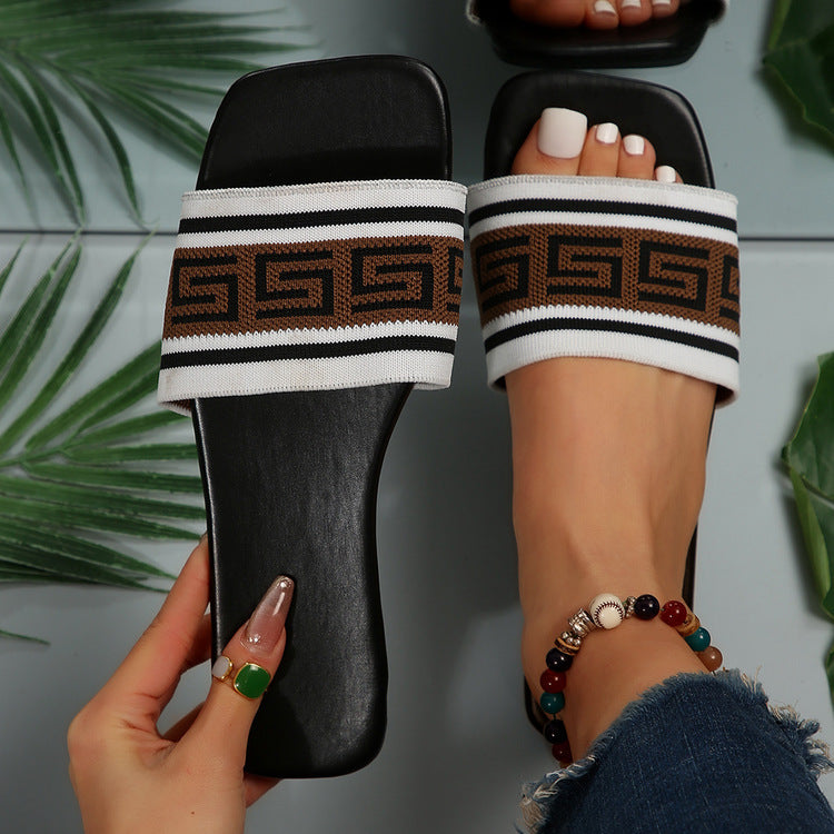 Simple Fashion English Color Matching Casual Sandals - BuzzMart