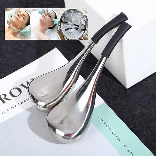 Stainless Steel Face And Eye Massage Ice Scoop - BuzzMart