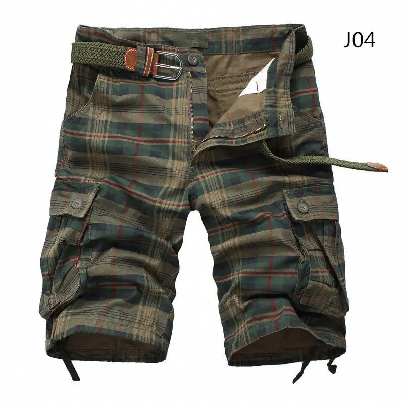 Trendy 2025 Men's Camo Cargo Shorts – Street Style Essential - BuzzMart