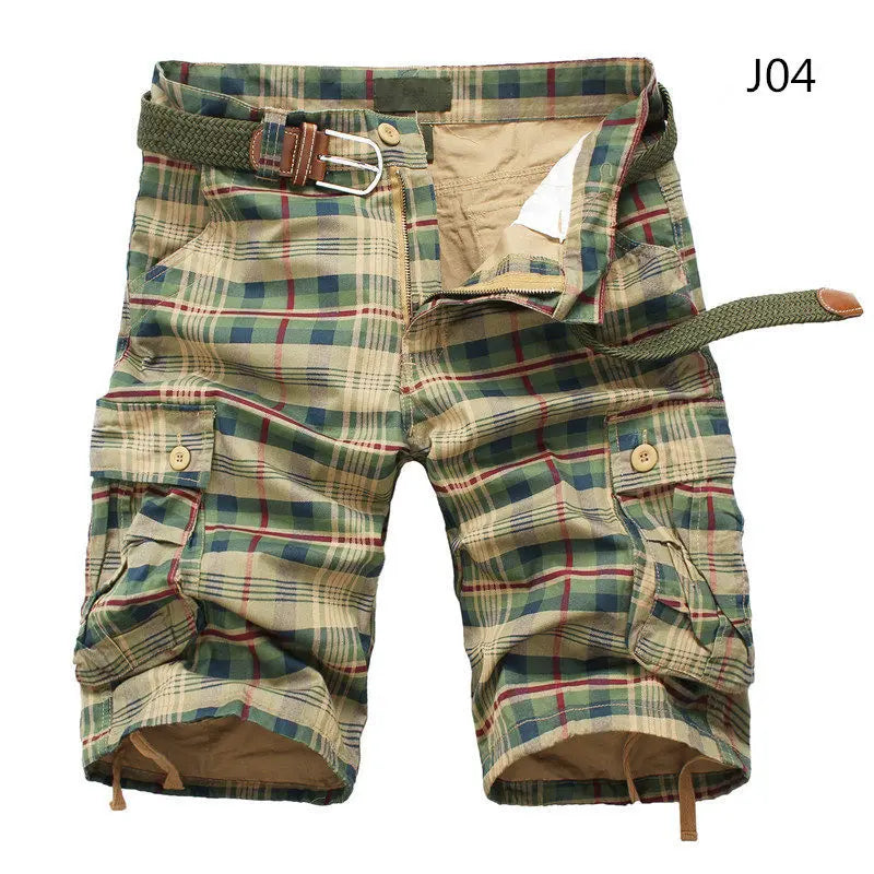 Trendy 2025 Men's Camo Cargo Shorts – Street Style Essential - BuzzMart