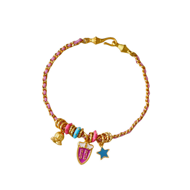 Modern Jewelry Elegant Temperament Multiple Colorful Enamle Chain Bracelets For Women Female Gifts Sweet Accessories Hot Sale - BuzzMart