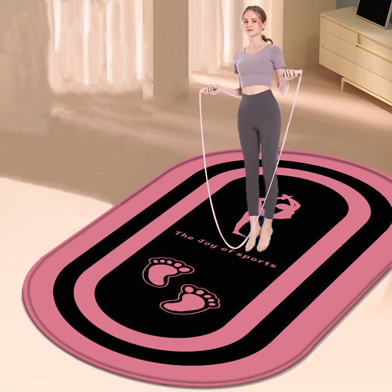 Cute Silent Skipping Rope Mat – Anti-Slip & Thick - BuzzMart