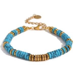 Elegant Tiger Eye Bracelet – 18K Gold Plated for Women - BuzzMart