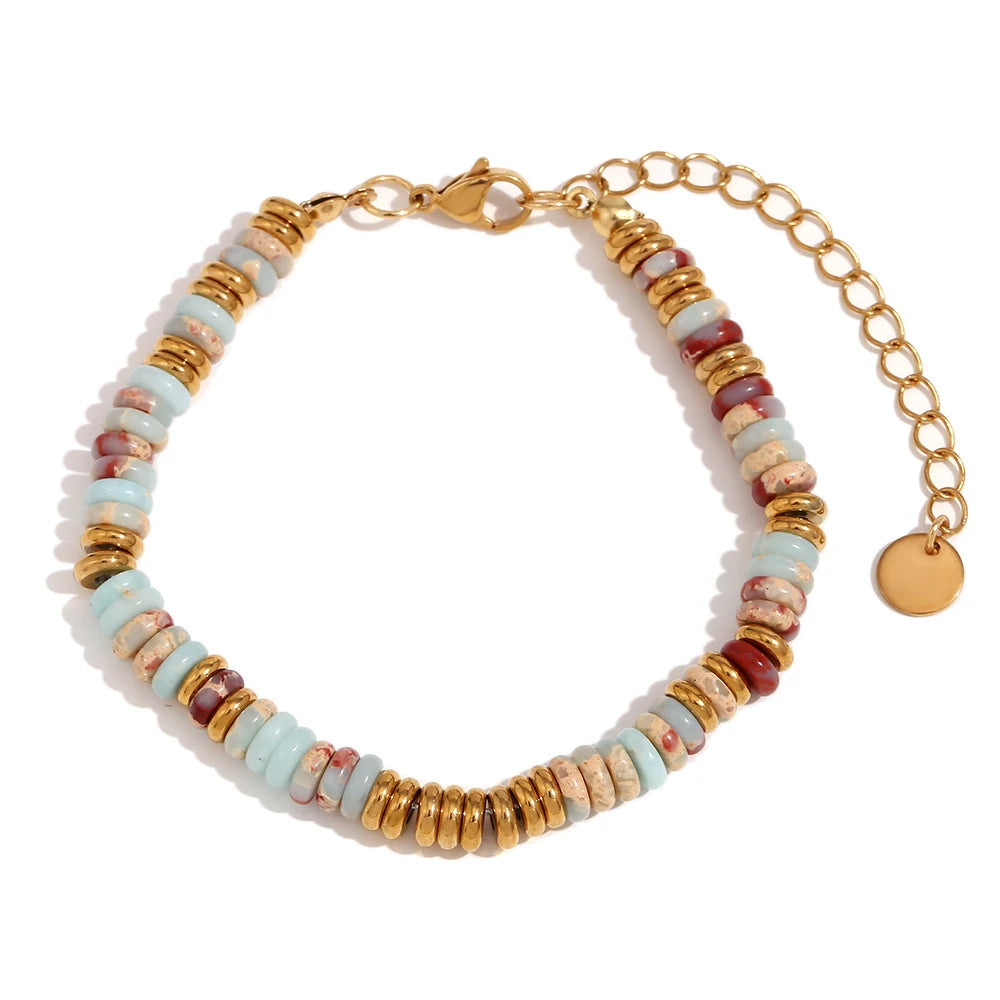 Elegant Tiger Eye Bracelet – 18K Gold Plated for Women - BuzzMart