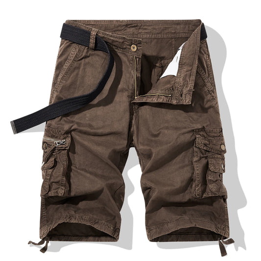 Men’s Slim Outdoor Cargo Shorts – Quick-Dry Summer Wear - BuzzMart